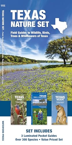 TEXAS NATURE SET: Field Guides to Wildlife, Birds, Trees & Wildflowers of Texas (Pocket Naturalist Guide) von Waterford Press